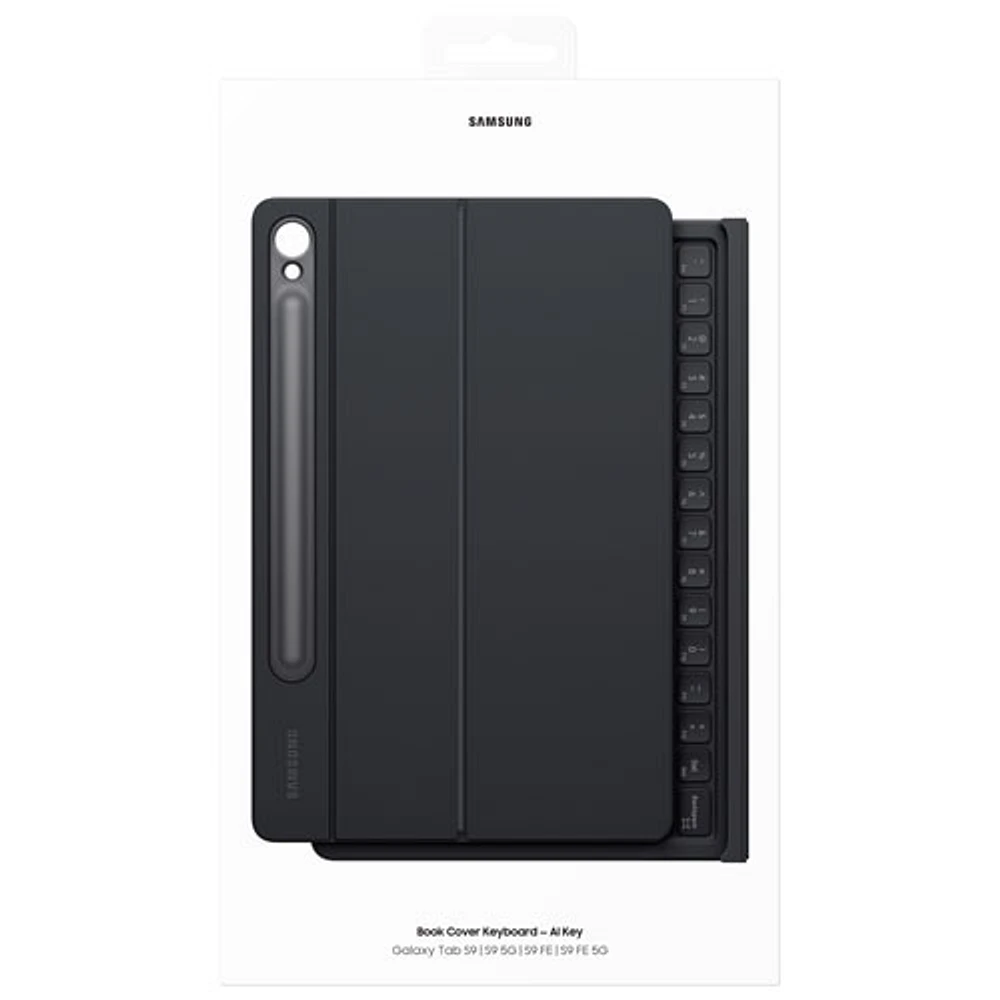 Samsung Keyboard Case for Galaxy Tab S9/S9FE - Black