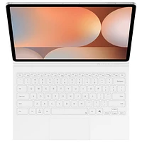 Samsung Keyboard Case for Galaxy Tab S10+/S9+/S9FE+(Plus) - White