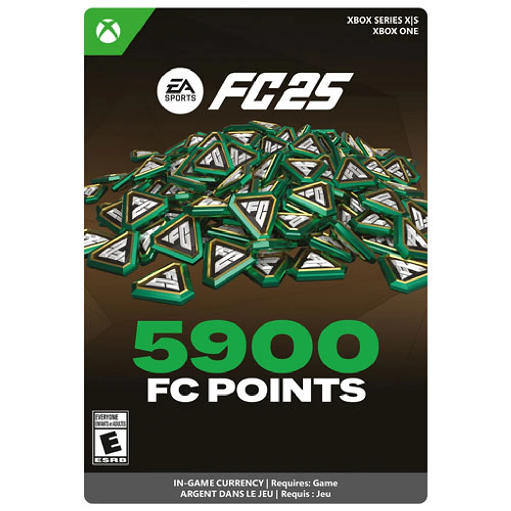 EA Sports FC 25 5900 FC Points (Xbox Series X|S/ Xbox One) - Digital Download
