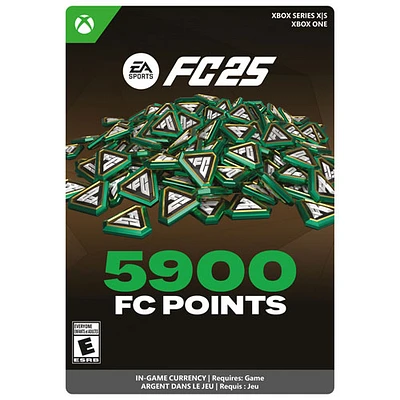 EA Sports FC 25 5900 FC Points (Xbox Series X|S/ Xbox One) - Digital Download