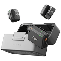 DJI Mic Mini Wireless Microphone (2 TX + 1 RX + Charging Case) - Black