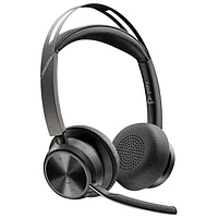 Casque d'écoute Bluetooth à suppression du bruit Poly Voyager Focus 2 de HP - Noir