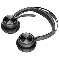 Casque d'écoute Bluetooth à suppression du bruit Poly Voyager Focus 2 de HP - Noir