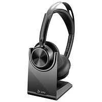 Casque d'écoute Bluetooth à suppression du bruit Poly Voyager Focus 2 de HP - Noir