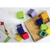 bbluv Blox Silicone Coloured Block Puzzle