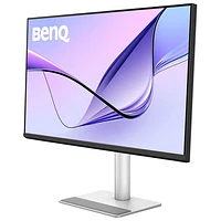 Moniteur ACL IPS Ultra HD 4K 60 Hz de 31,5 po avec temps de réponse de 5 ms gris à gris de BenQ pour MacBook (MA320U) - Argenté