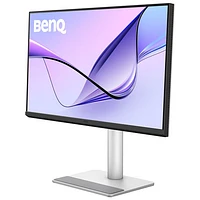 Moniteur ACL IPS Ultra HD 4K 60 Hz de 27 po avec temps de réponse de 5 ms gris à gris de BenQ pour MacBook (MA270U) - Argenté