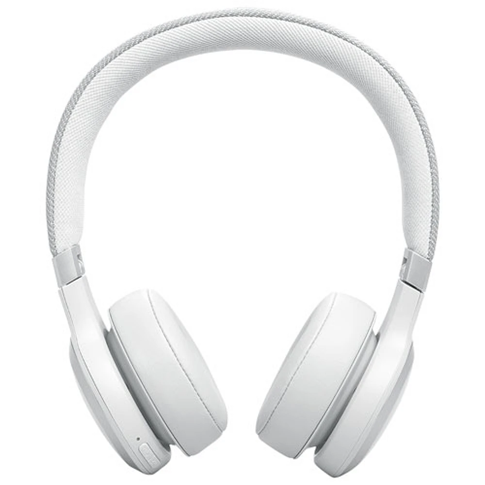 Casque d'écoute Bluetooth à suppression du bruit Live 670NC de JBL - Blanc