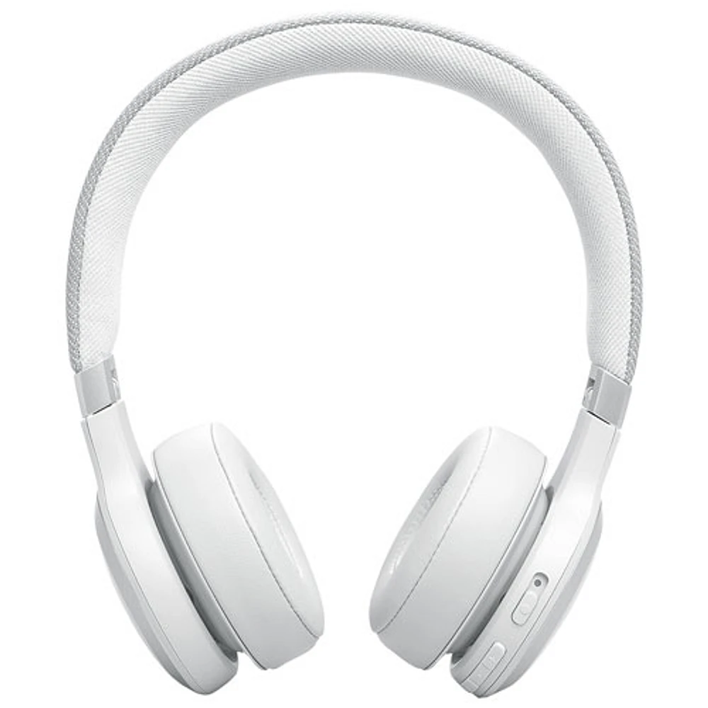 Casque d'écoute Bluetooth à suppression du bruit Live 670NC de JBL - Blanc