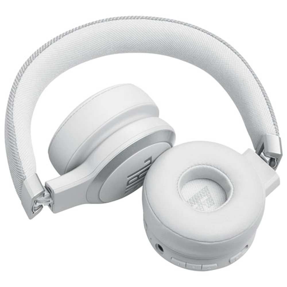 Casque d'écoute Bluetooth à suppression du bruit Live 670NC de JBL - Blanc