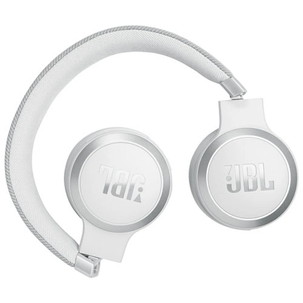 JBL Live 670NC On-Ear Noise Cancelling Bluetooth Headphones - White