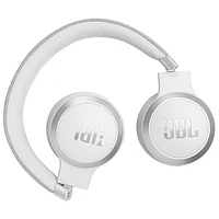 Casque d'écoute Bluetooth à suppression du bruit Live 670NC de JBL - Blanc