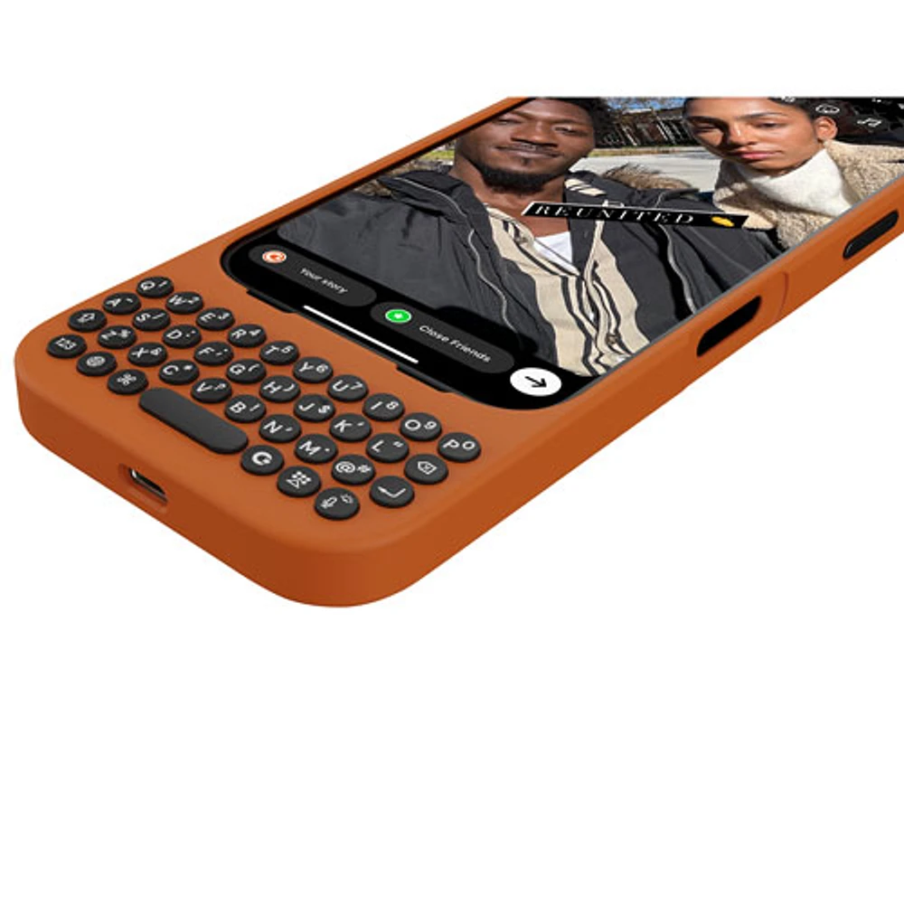 Clicks Keyboard Case for iPhone 16 Pro Max - Spice