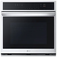 Open Box - LG 30" 4.7 Cu. Ft. Self-Clean Electric Wall Oven - Smudge Resistant SS - Scratch & Dent