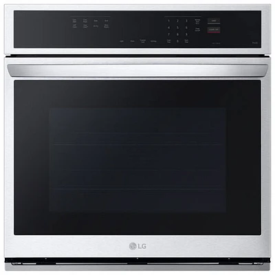 Open Box - LG 30" 4.7 Cu. Ft. Electric Wall Oven - Smudge Resistant Stainless - Perfect Condition