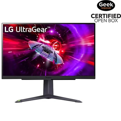 Boîte ouverte - Moniteur G-Sync FreeSync ACL IPS QHD 180 Hz de 32 po de LG avec temps de réponse de 0,03 ms gris à gris (32GS75Q-B) - Noir