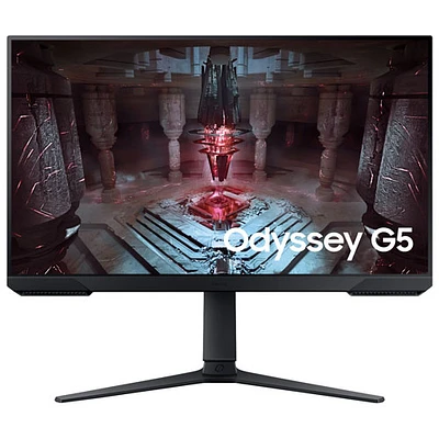 Samsung Odyssey G5 27" WQHD 165Hz 1ms GTG VA LED FreeSync Gaming Monitor (LS27CG512ENXZA) - Black