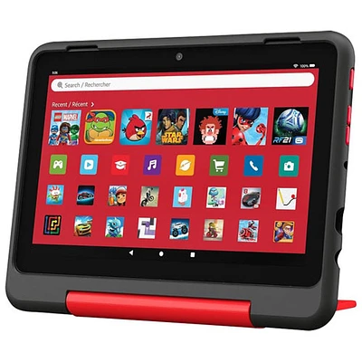 Tablette 8 po 32 Go FireOS Fire HD 8 Kids Pro (2024) d'Amazon avec étui mince à l'épreuve des enfants