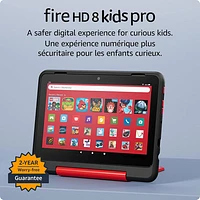 Tablette 8 po 32 Go FireOS Fire HD 8 Kids Pro (2024) d'Amazon avec étui mince à l'épreuve des enfants