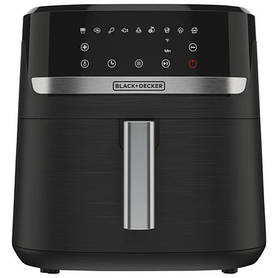 Friteuse à air chaud numérique de Black & Decker - 7,57 L/8 pintes - Noir