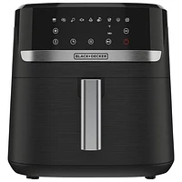 Friteuse à air chaud numérique de Black & Decker - 7,57 L/8 pintes - Noir