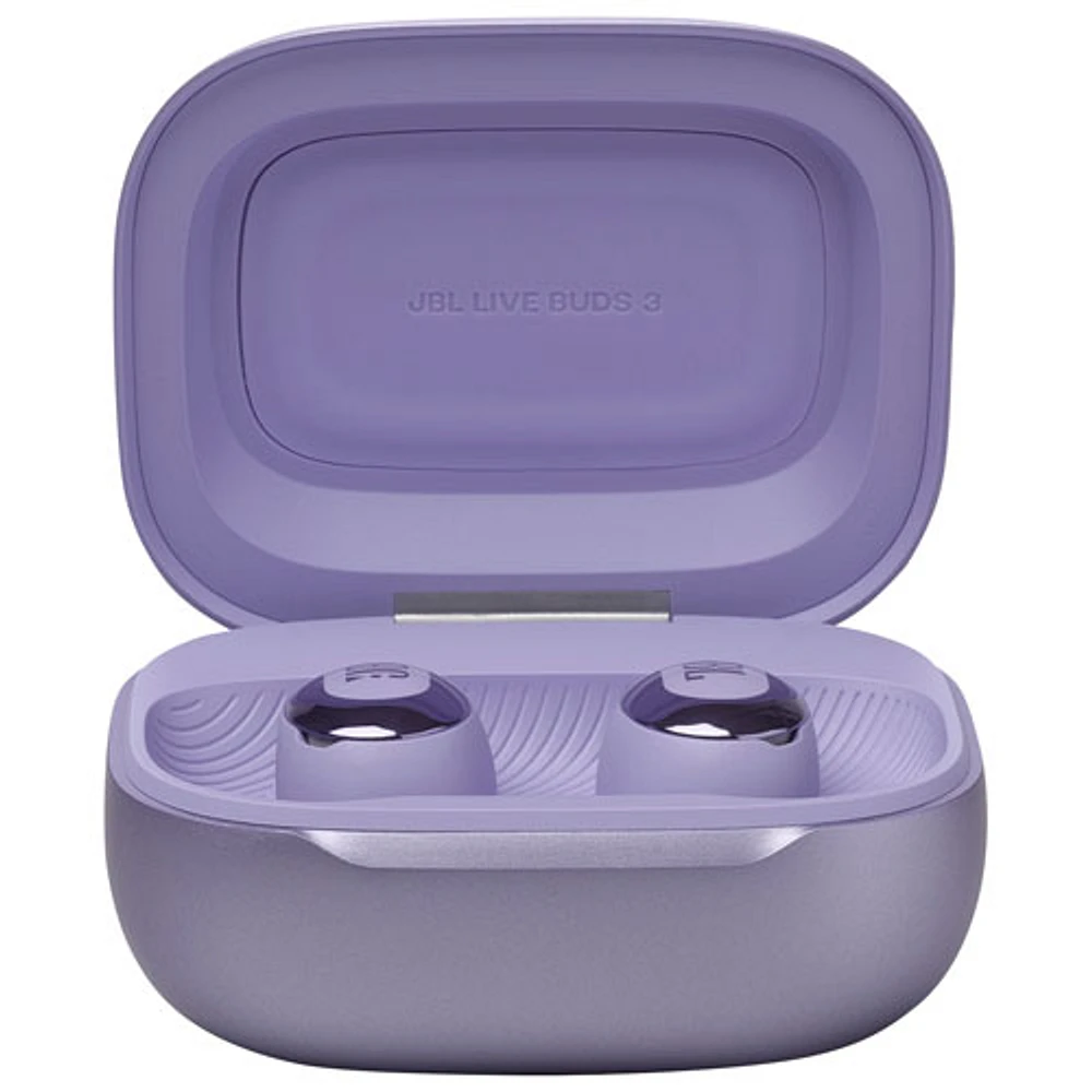 JBL Live Buds 3 In-Ear Noise Cancelling True Wireless Earbuds - Purple