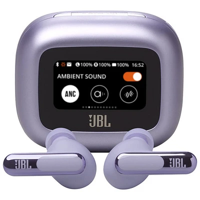 couteurs boutons 100 % sans fil à suppression du bruit Live Beam 3 de JBL