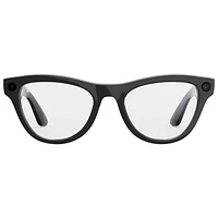 Ray-Ban | Meta Skyler Glasses with AI, Photo, Video, Audio & Messaging - Shiny Black/Clear to Amethyst Transitions