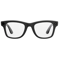 Ray-Ban | Meta Wayfarer Smart Glasses with AI, Photo, Video, Audio & Messaging - Matte Black/Clear to Graphite Green Transitions