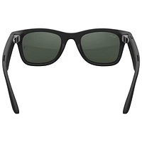 Ray-Ban | Meta Wayfarer Smart Glasses with AI, Photo, Video, Audio & Messaging - Matte Black/Clear to Graphite Green Transitions