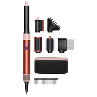 Fer à friser long Airwrap Styler Complete Diffuse de Dyson - Édition spéciale - Bronze fraise/Rose blush