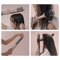 Dyson Airwrap Styler Complete Long Diffuse Curling Iron - Special Edition - Strawberry Bronze/Blush Pink