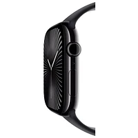 Apple Watch Series 10 (GPS) 46mm Jet Black Aluminum Case with Black Sport Band