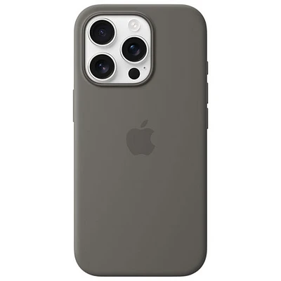tui rigide ajusté en silicone avec MagSafe d'Apple pour iPhone 16 Pro