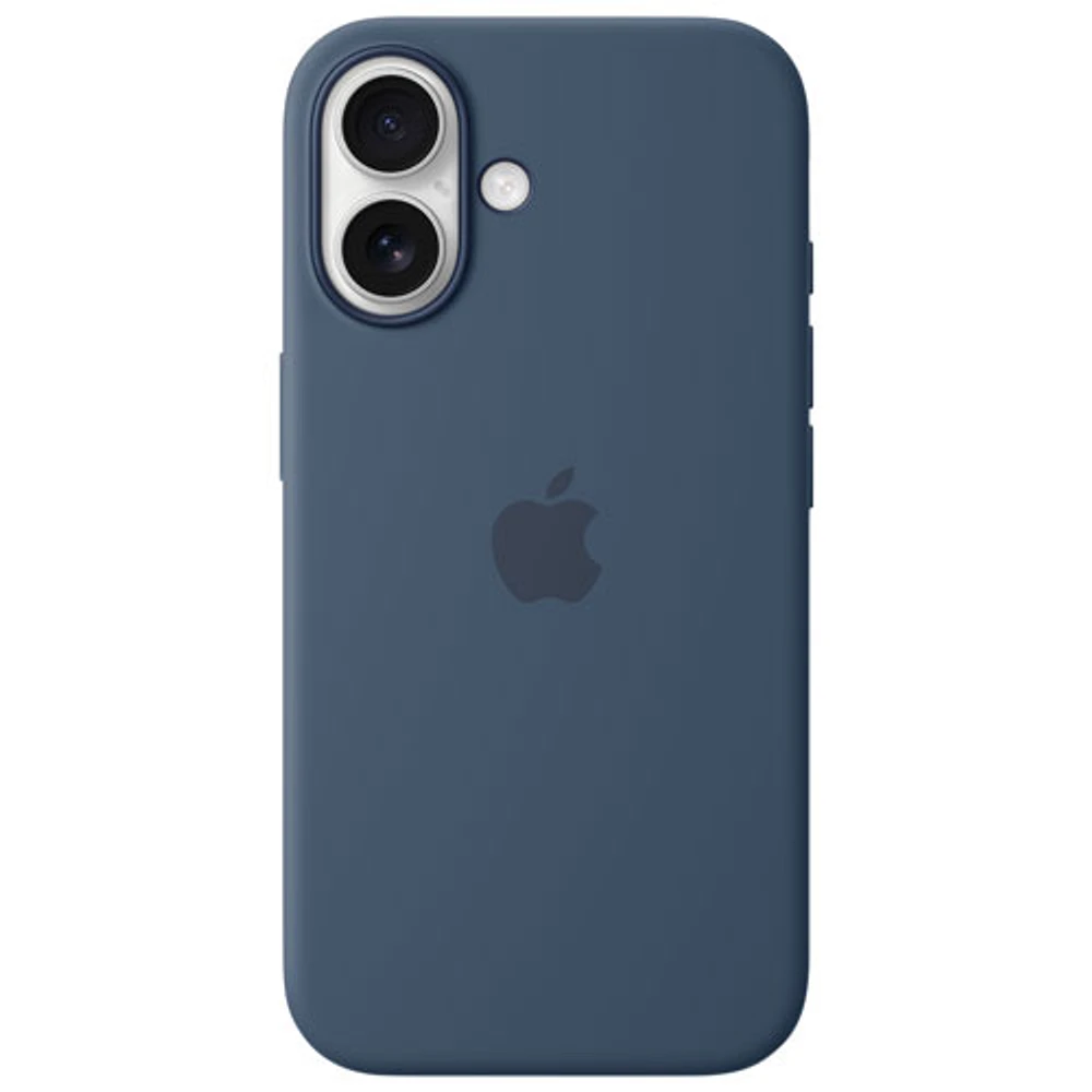 tui rigide ajusté en silicone avec MagSafe d'Apple pour iPhone 16