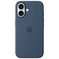 tui rigide ajusté en silicone avec MagSafe d'Apple pour iPhone 16