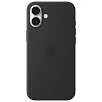 Apple Silicone Fitted Hard Shell Case with MagSafe for iPhone 16 Plus - Black