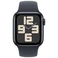 Apple Watch SE (GPS) 40mm Midnight Aluminum Case with Midnight Sport Band - Medium/Large