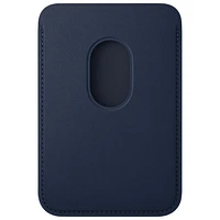 Apple FineWoven Wallet Case with MagSafe for iPhone 16 - Deep Blue