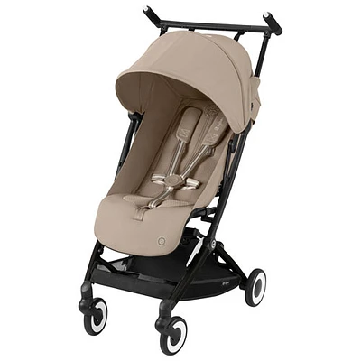 Cybex Libelle 2 Lightweight Ultra-Compact Stroller - Black/Almond Beige