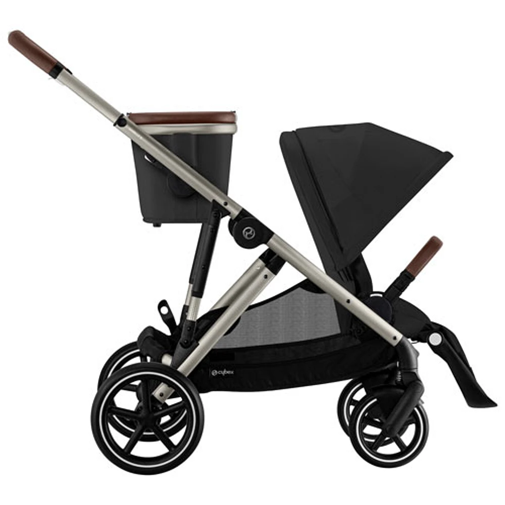 CYBEX Gazelle S Full-Size Convertable Stroller - Taupe/Moon Black