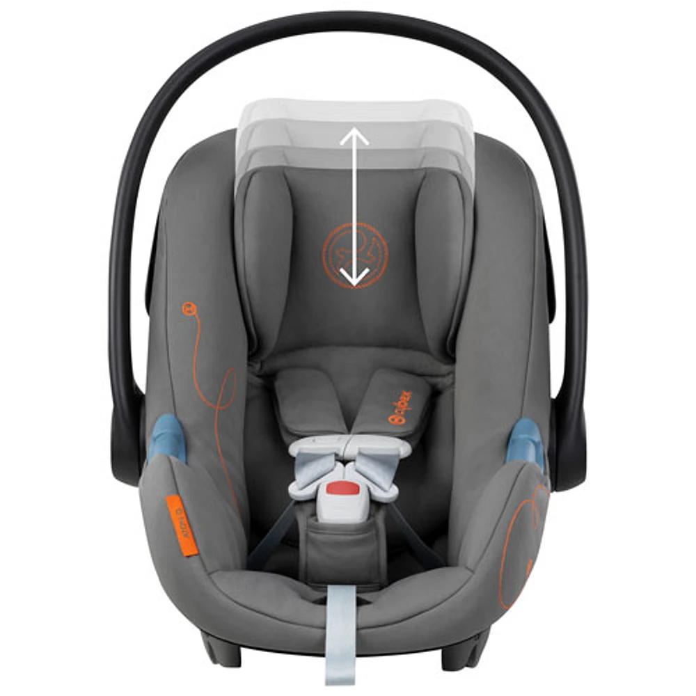 Cybex Aton G Swivel Infant Car Seat - Lava Grey