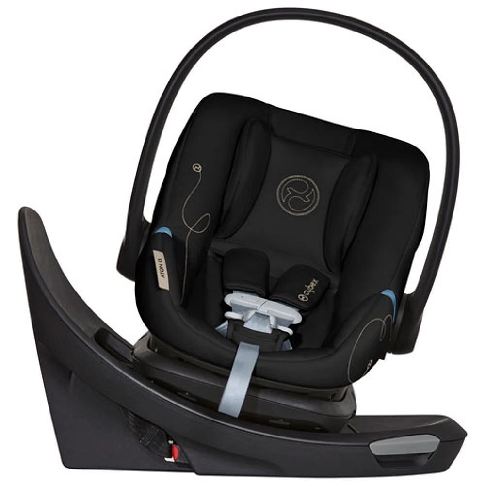 Cybex Aton G Swivel Infant Car Seat with SensorSafe - Moon Black