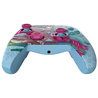 Manette avec fil REMATCH Glow de PDP pour Xbox Series X|S/Xbox One/PC - Android Dreams