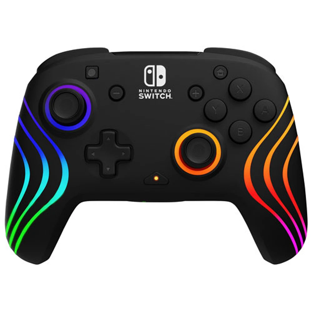 Manette de jeu sans fil Afterglow Wave RVB de PDP pour Switch