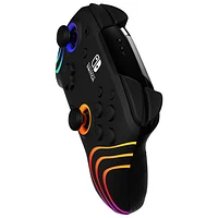 Manette de jeu sans fil Afterglow Wave RVB de PDP pour Switch