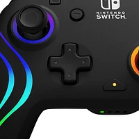 Manette de jeu sans fil Afterglow Wave RVB de PDP pour Switch