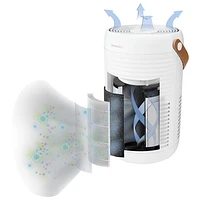 Purificateur d'air 3-en-1 TotalClean T95 de HoMedics avec filtre HEPA