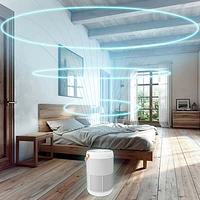 Purificateur d'air intelligent 3-en-1 TotalClean T100 de HoMedics avec filtre HEPA