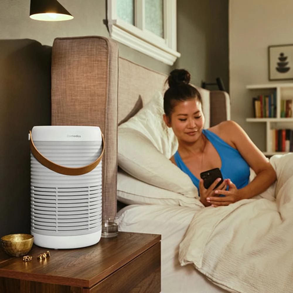 Purificateur d'air intelligent 3-en-1 TotalClean T100 de HoMedics avec filtre HEPA